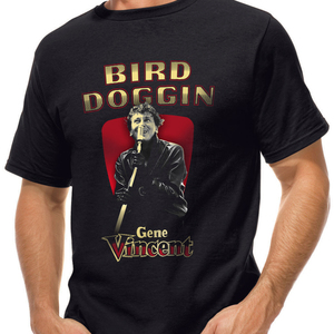 Bird Doggin' Gene Vincent rockabilly black leather legend - vintage