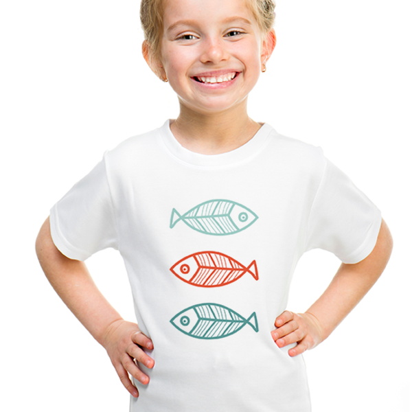 Παιδικό κοντομάνικο μπλουζάκι - Ψαροκόκαλο - αγόρι, παιδικά ρούχα, 1-2 ετών - 2