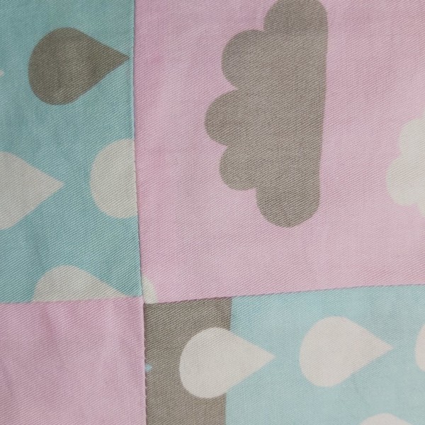 Πάπλωμα μωρού patchwork - βαμβάκι, κορίτσι, κουβέρτες - 3