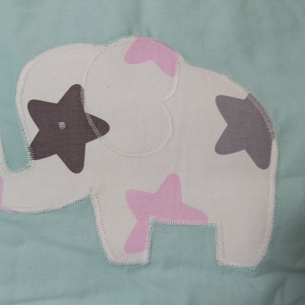 Πάπλωμα μωρού patchwork - βαμβάκι, κορίτσι, κουβέρτες - 5