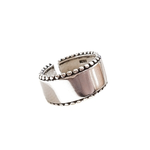 Δαχτυλίδι boho cuff band ασήμι 925 αυξομειούμενο ασημί επιπλατινωμένο - ασήμι, επάργυρα, boho, αυξομειούμενα