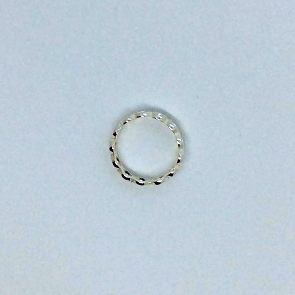 Γεωμετρικό ασημένιο χειροποίητο δαχτυλίδι βέρα. - ασήμι 925, minimal, βεράκια, σταθερά, φθηνά - 4