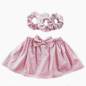 Φούστα παιδική σετ με λαστιχάκια τύπου scrunchie - δώρα γενεθλίων, παιδικά ρούχα, βρεφικά ρούχα, αξεσουάρ μαλλιών