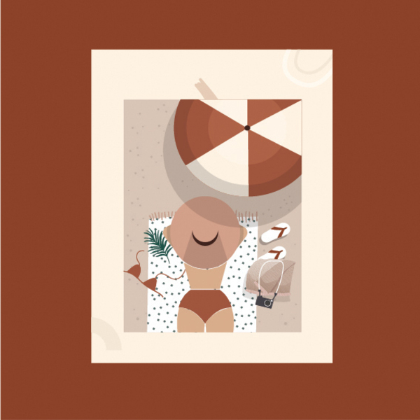 la sabbia | 50x70 | καλοκαιρινή αφίσα με φυσικές αποχρώσεις - ιδιαίτερο, αφίσες, δώρα για γυναίκες - 2