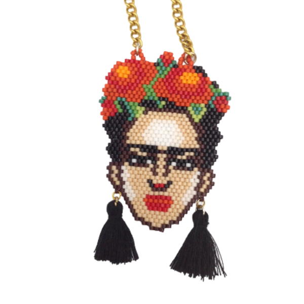 Μακρύ κολιέ Frida Kahlo - μακριά