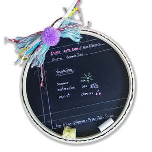 Ξύλινο Διακοσμητικό Τελαράκι "Μαυροπίνακας"|20εκ - δώρα για δασκάλες, προσωποποιημένα, χειροποίητα