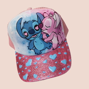 Custom / Handpainted παιδικό καπέλο - κορίτσι, δώρο, καπέλο, δώρα γενεθλίων, για παιδιά