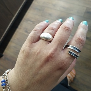 Δαχτυλίδι από ασήμι 925 στριφτό - ασήμι, unisex, μεγάλα, αυξομειούμενα - 5