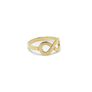 " Infinity Ring " - Χειροποίητο επίχρυσο - επάργυρο δαχτυλίδι με το άπειρο...! - επιχρυσωμένα, επάργυρα, άπειρο, minimal, σταθερά, μικρά