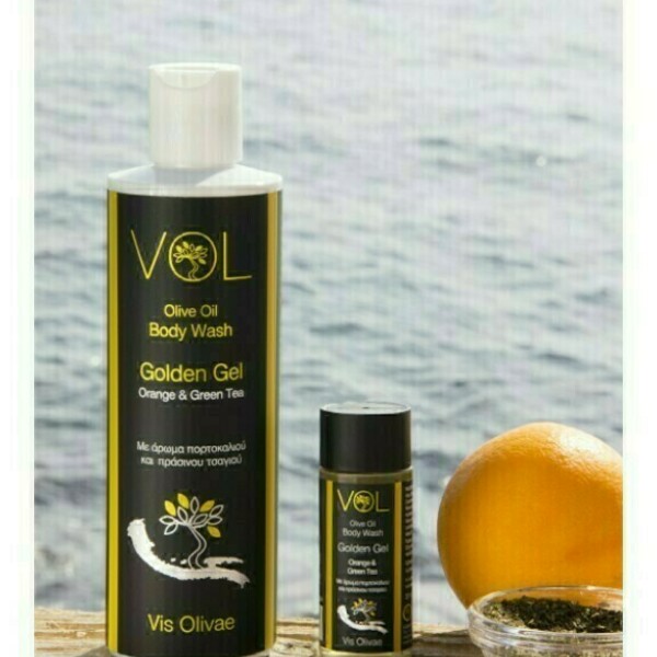 Golden Gel "Πορτοκαλι & Πράσινο Τσάι" 250ml