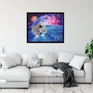 Πίνακας Diamond Painting "Astronaut" - πίνακες & κάδρα - 5