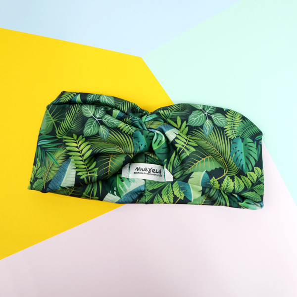 "Jungle Speed" headband με tropical print - κορδέλες μαλλιών - 3