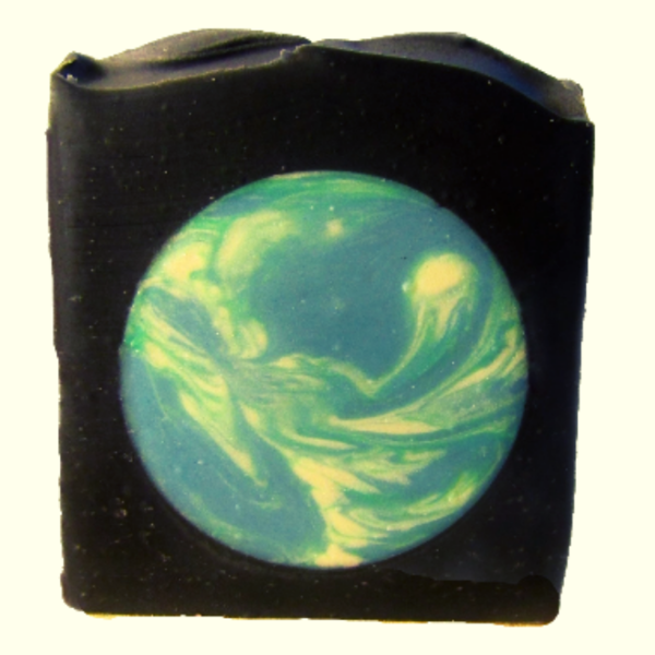 Earth soap , σαπούνι με ενεργό άνθρακα 130γρ - σαπούνια, χεριού, αρωματικό σαπούνι, 100% φυσικό - 2