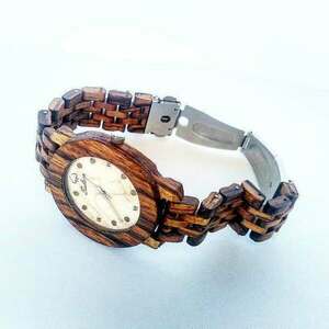 Handmade wooden watch “Οres"|Ξύλινο χειροποίητο ρολόι - ξύλο, ρολόι, χειροποίητα, unisex, unisex gifts - 2