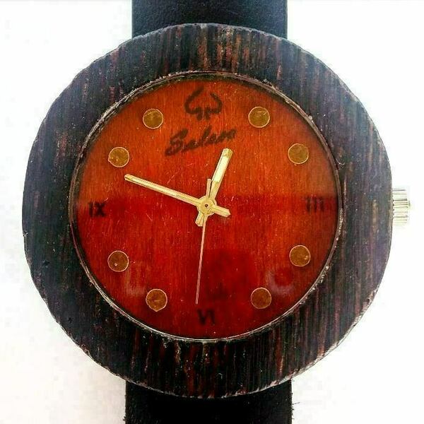 Handmade wooden watch “Οres" | Ξύλινο χειροποίητο ρολόι - ξύλο, δέρμα, ρολόι, unisex, χειροποίητα - 2