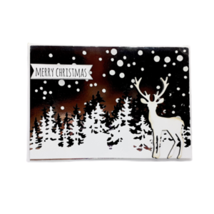 Κάρτα Χριστουγέννων - "White Christmas" - κάρτα ευχών, χριστουγεννιάτικα δώρα, χριστουγεννιάτικο, ευχετήριες κάρτες