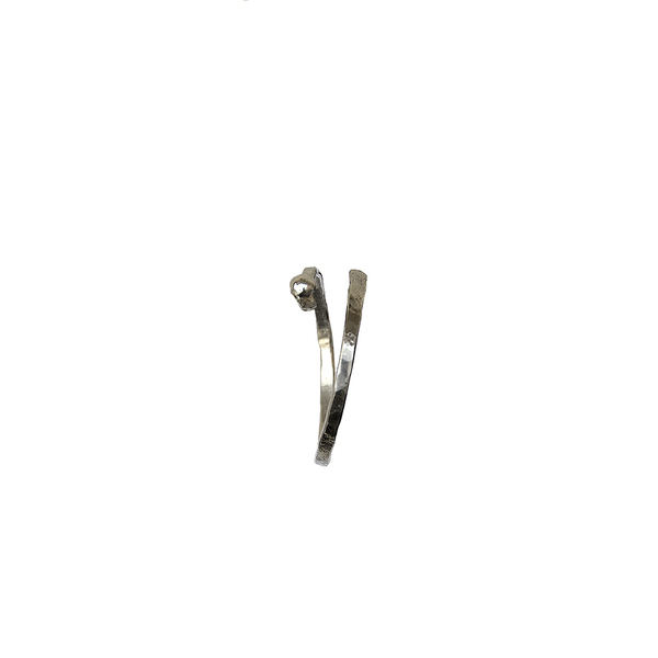 Χειροποίητο γυναικείο απλό βεράκι σεβαλιέ ανοιχτό από ασήμι - chevalier, βεράκια, σταθερά, φθηνά - 2