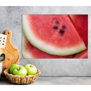Κάδρο 50*35. Καρπούζι. Εκτύπωση φωτογραφίας σε foam πάχους 1εκ. - πίνακες & κάδρα, διακόσμηση, καρπούζι, φρούτα - 2