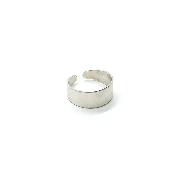 Μίνιμαλ αυξομειούμενο δαχτυλίδι σε ασημί χρώμα - chevalier, ορείχαλκος, επάργυρα, boho, αυξομειούμενα