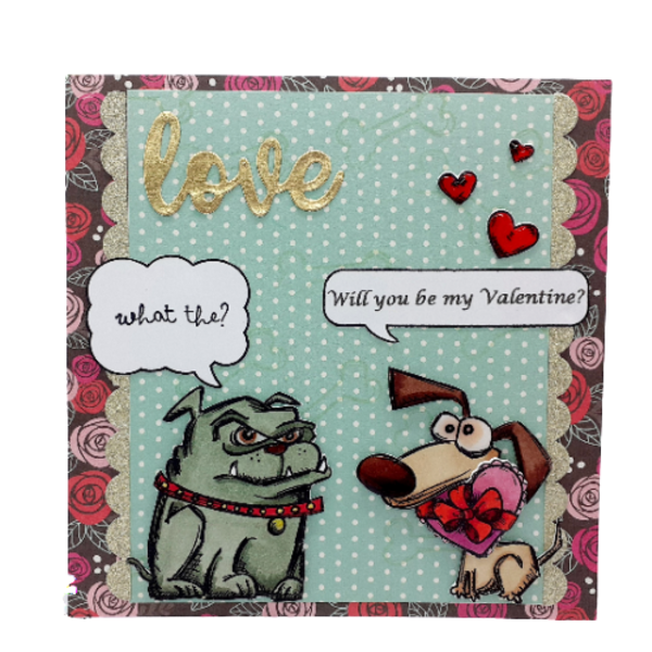 Κάρτα Αγίου Βαλεντίνου - Will you be my Valentine? - χιουμοριστικό, κάρτα ευχών, αγ. βαλεντίνου, ευχετήριες κάρτες