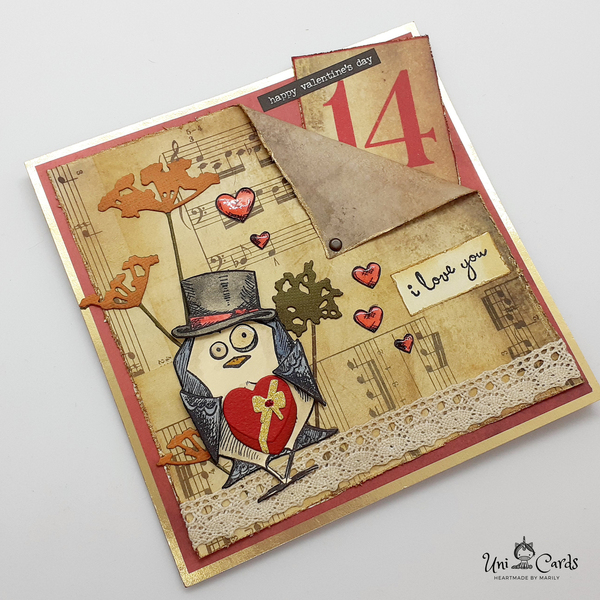Κάρτα Αγίου Βαλεντίνου - Happy Valentine's day - romantic, βαλεντίνος, κάρτα ευχών, αγ. βαλεντίνου, ευχετήριες κάρτες - 3
