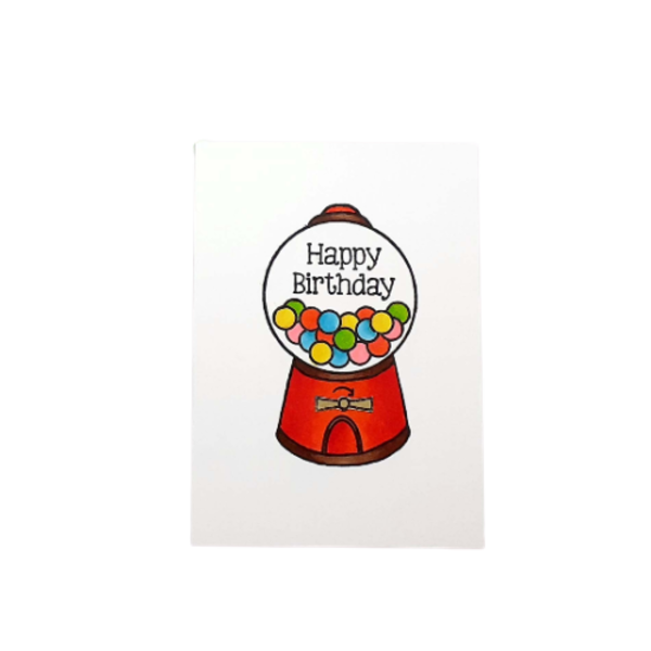 Ευχετήρια κάρτα γενεθλίων - Gumball machine - γενέθλια, γενική χρήση - 5