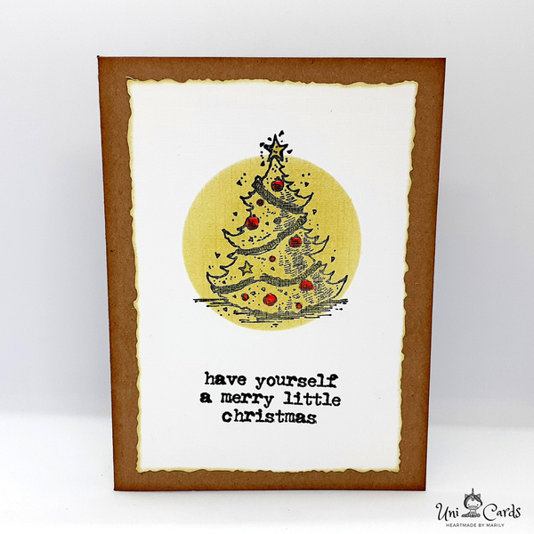Κάρτες Χριστουγέννων _σετ 3 καρτών - χριστουγεννιάτικο δέντρο, κάρτα ευχών, χιονάνθρωπος, άγιος βασίλης, ευχετήριες κάρτες - 3