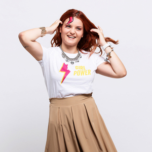 Girl Power t-shirt - βαμβάκι, γυναικεία, κορίτσι