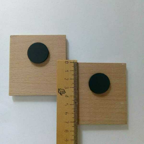 ΣΕΤ 2 κομματια Ξύλινα μαγνητάκια ψυγειου χειροποιητα με Τεχνική ντεκουπαζ +στρασακια - ξύλο, χειροποίητα, ξύλινα διακοσμητικά, δώρα για γυναίκες, μαγνητάκια ψυγείου - 3