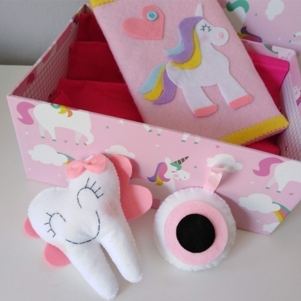 Giftbox unicorn - κορίτσι, δώρο, μονόκερος, σετ δώρου - 2