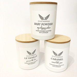 Αρωματικό κερί σόγιας Baby Powder “my happy place” - διακόσμηση, αρωματικά κεριά, κερί σόγιας, δώρα για γυναίκες - 4