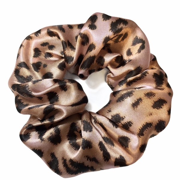 Handmade Scrunchies Leopard Set - λαστιχάκια μαλλιών - 4