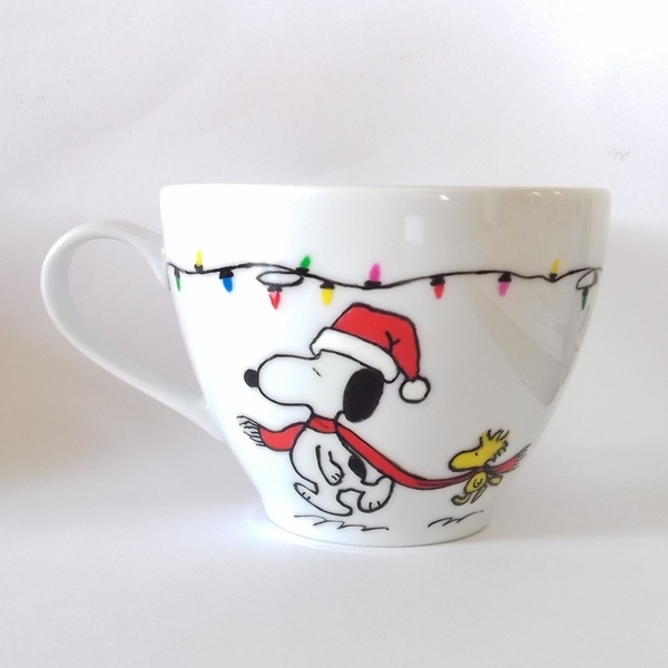 Κούπα Merry Christmas - πορσελάνη, merry christmas, χριστουγεννιάτικα δώρα, κούπες & φλυτζάνια - 2