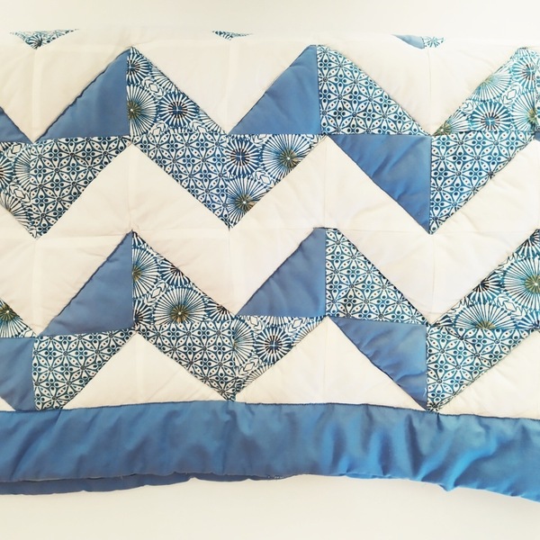 Πάπλωμα patchwork με σχέδιο waves - κουβέρτες - 3