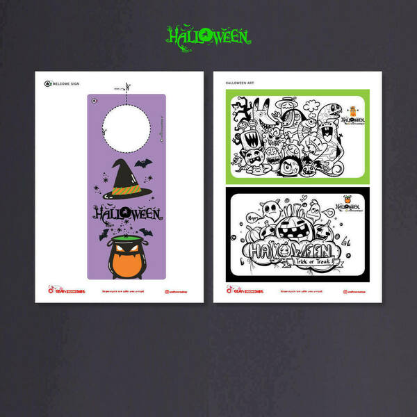 Halloween Deco (Εκτυπώσιμα αρχεία pdf) - halloween - 3