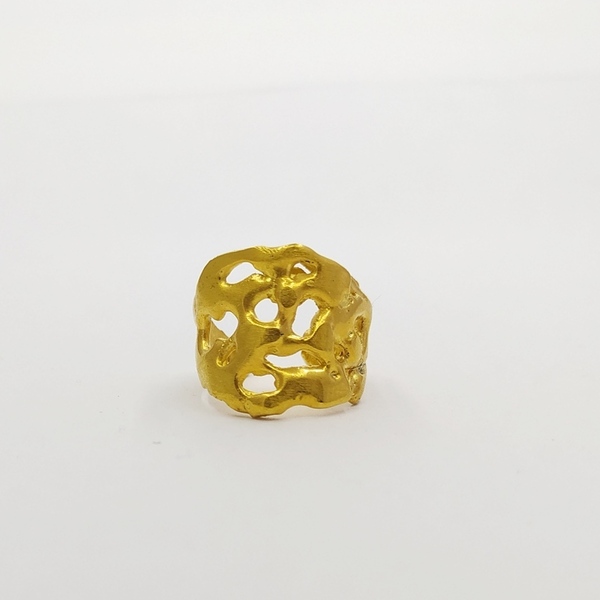 ασήμενιο επιχρυσο δακτυλιδι - επιχρυσωμένα, ασήμι 925, για γάμο, μεγάλα, αυξομειούμενα