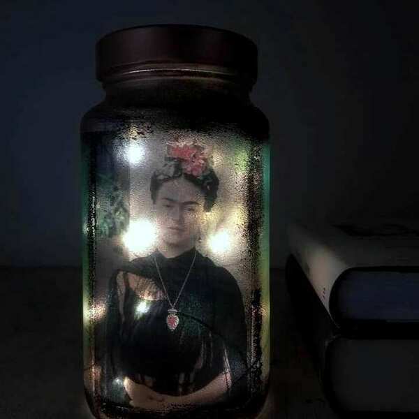 Frida Kahlo φωτιστικό διακοσμητικό - πορτατίφ - 3