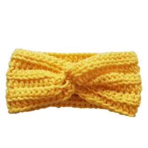 Πλεκτή Κορδέλα Μαλλιων Παιδικη Κιτρινη!!! - charms, αξεσουάρ μαλλιών