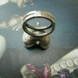 Χειροποίητο ασημένιο δαχτυλίδι "Καρπός" - ασήμι, ασήμι 925, σμάλτος, σταθερά, μεγάλα - 5