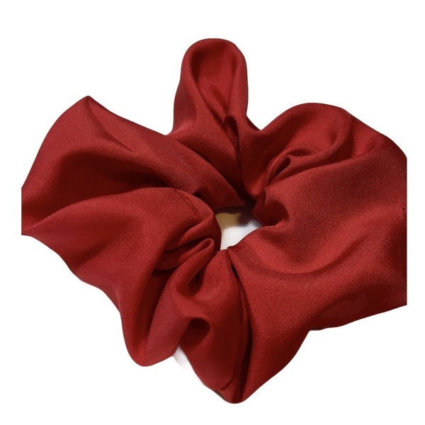 Handmade Scrunchie Red Passion - λαστιχάκια μαλλιών - 2