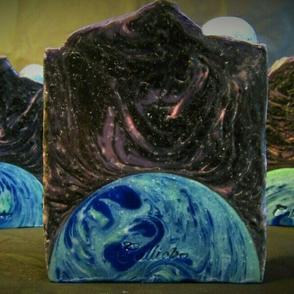 Σαπούνι Γαλαξίας Galaxy soap - σαπούνια, χεριού - 4