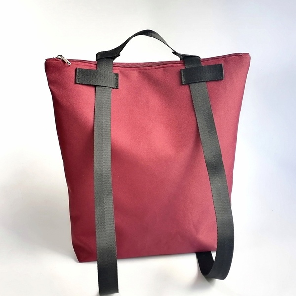 2ways bag Τσάντα ώμου & πλάτης με φερμουάρ - ύφασμα, πλάτης, all day