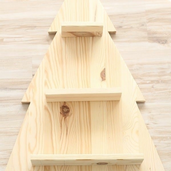 Ξύλινο επιτραπέζιο δέντρο - ξύλο, διακοσμητικά, χριστουγεννιάτικα δώρα