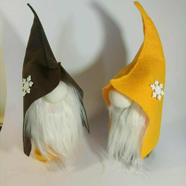 Νάνος διακοσμητικό (Gnome) κίτρινος - διακοσμητικά, χριστουγεννιάτικα δώρα - 2