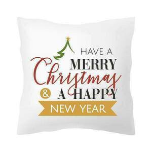 Μαξιλαρακι με χριστουγεννιάτικο μήνυμα - χριστουγεννιάτικα δώρα, μαξιλάρια, λευκά είδη