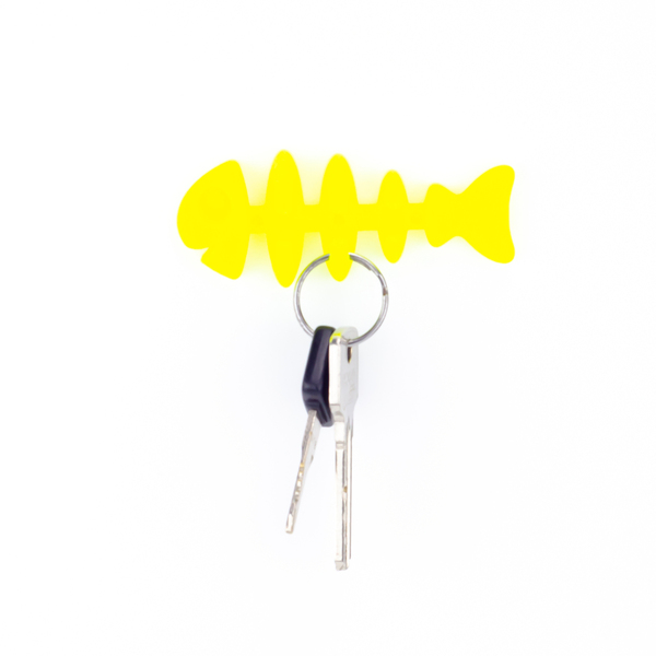 3D ΚΡΕΜΑΣΤΡΑΚΙ ΚΛΕΙΔΙΩΝ "FISHBONE" ΑΠΟ ΒΙΟΔΙΑΣΠΩΜΕΝΟ ΥΛΙΚΟ (PLA) - κλειδοθήκες - 4