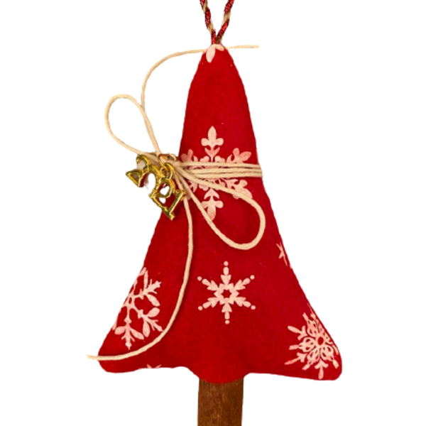 Χριστουγεννιάτικο στολίδι - γούρι Έλατο - χριστουγεννιάτικο δέντρο, στολίδι δέντρου, γούρια, δέντρο
