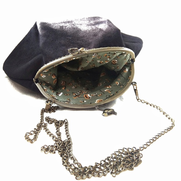 Clutch τσάντα -Tα αποδημητικά πουλιά- - ύφασμα, clutch, χιαστί, all day - 3