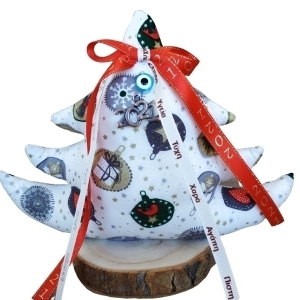 Τυχερό Δεντράκι Γούρι 2021 ΣΤΟΛΙΔΙΑ - γούρι, διακοσμητικά, χριστουγεννιάτικα δώρα, δέντρο - 3