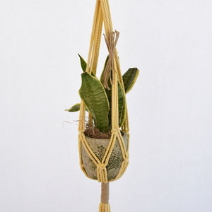 CITRUS macrame plant hanging - μακραμέ, boho, κρεμάστρες